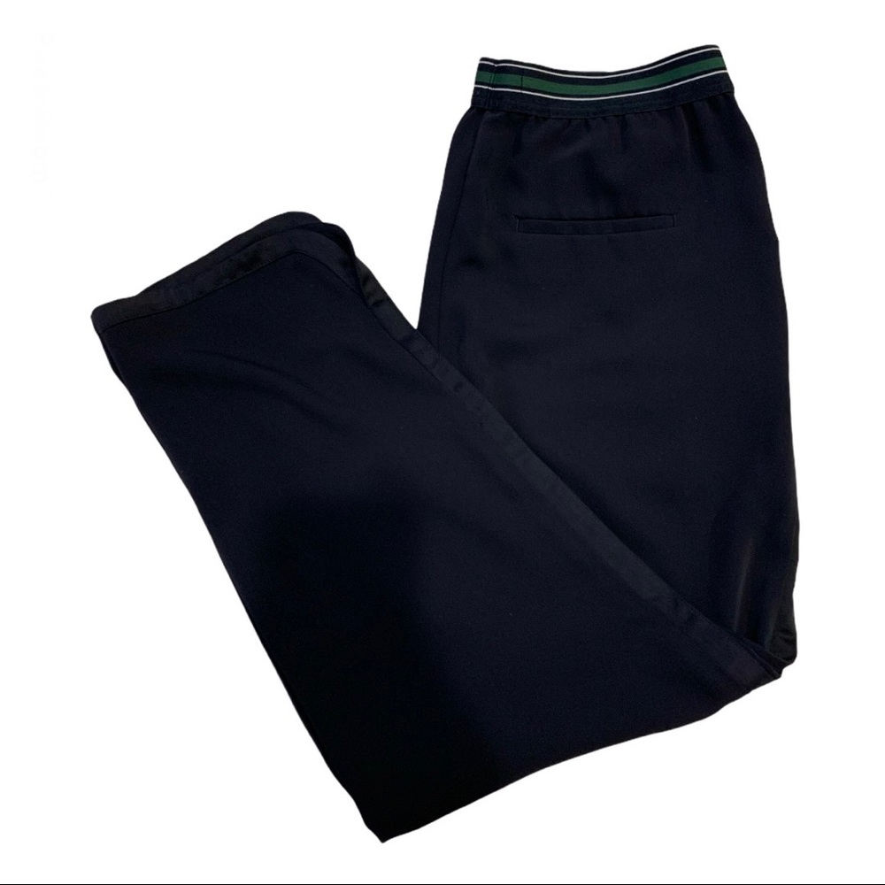 Ann Taylor Navy Side Stripe Pants